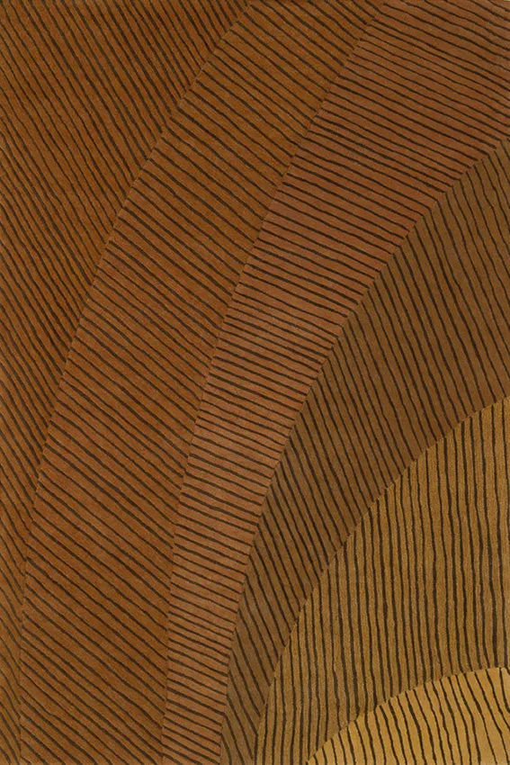 toulemonde-bochart-ammonite-ocre-tapis-tuft-main-reda-amalou image 1