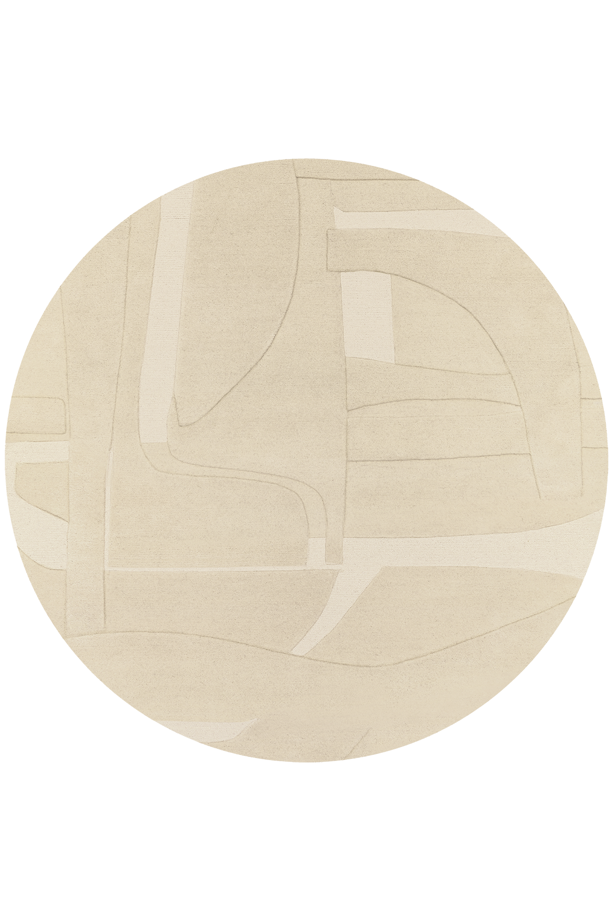 toulemonde-bochart-collage-beige-tapis-en-laine-par-pascale-ribourg image 1