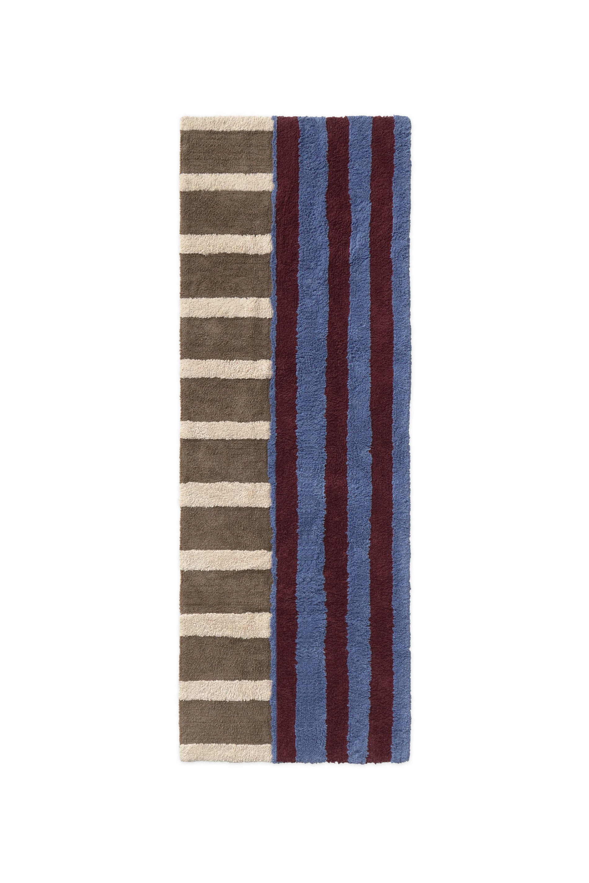 lorena-canals-tapis-de-couloir-lavable-color-on-indigo-blue-runner-coton image 1