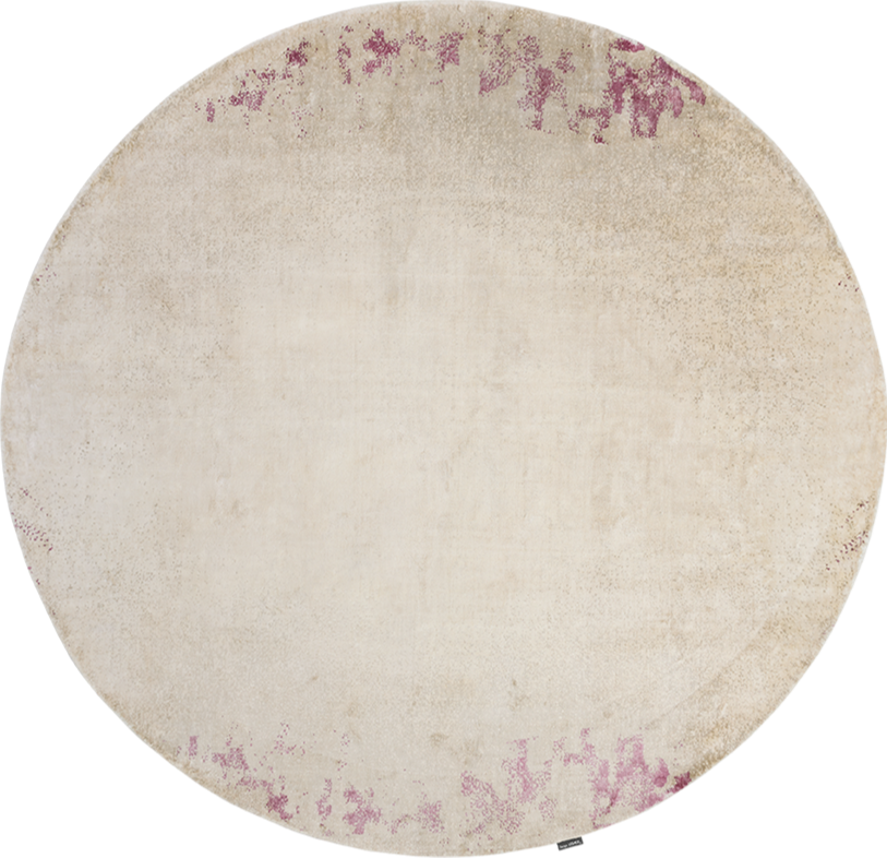 serge-lesage-tapis-lava-gris-fum-rond image 2