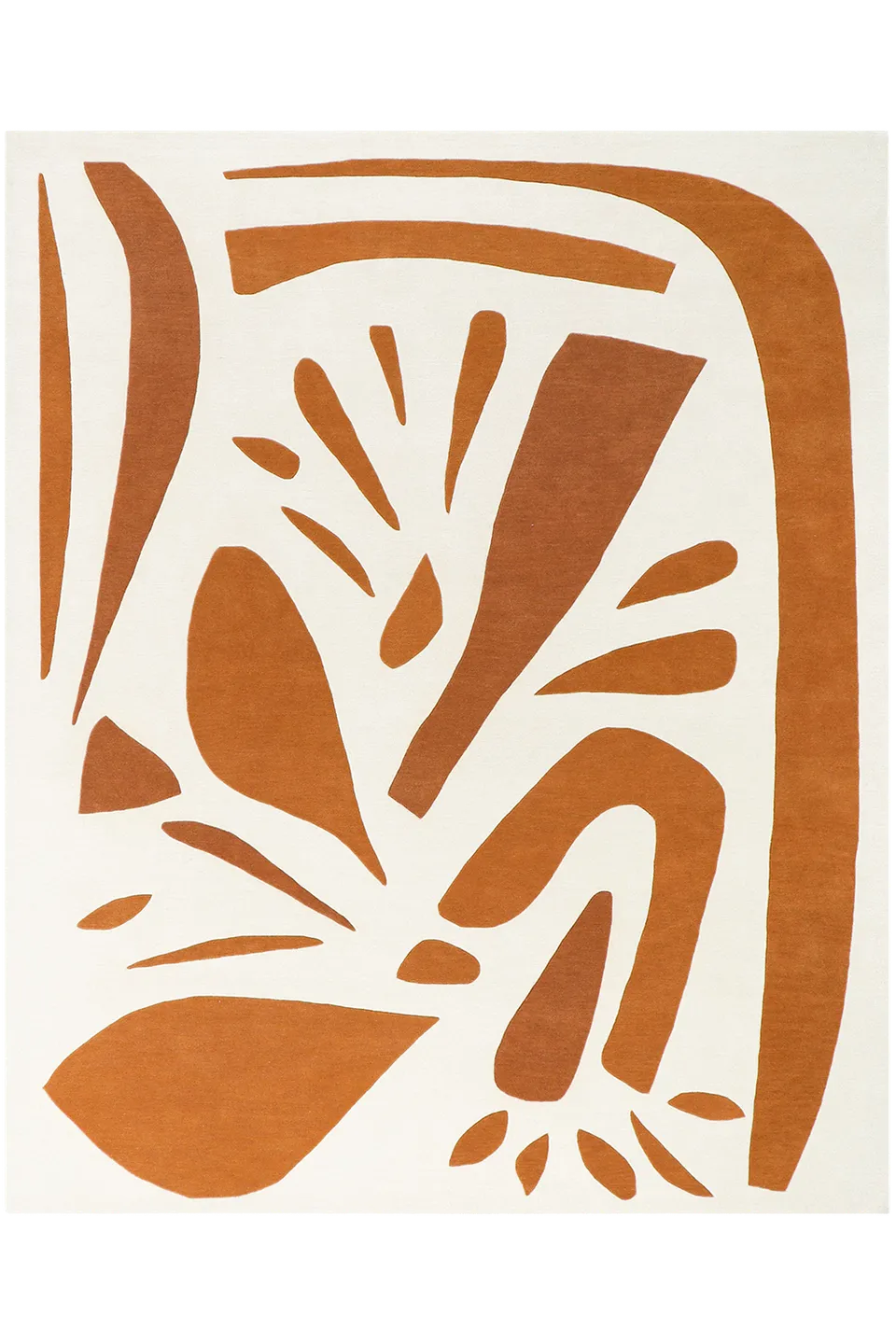 toulemonde-bochart-alpha-tapis-terracotta-laine-nz-tuft-main-g-om-trique image 1