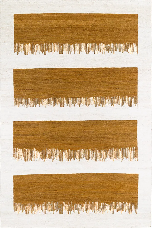 toulemonde-bochart-figueras-gold-tapis-jute-dor-nou-main image 1