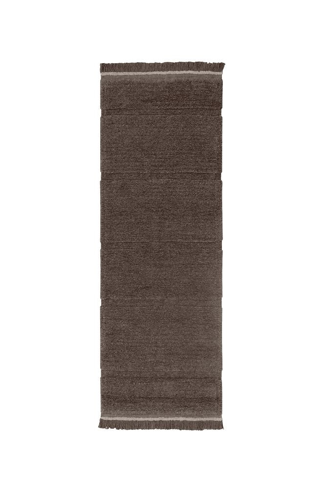 lorena-canals-tapis-woolable-steppe-sheep-brown-tapis-en-laine-lavable image 1