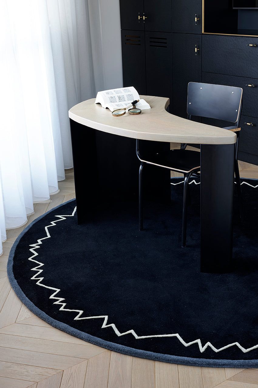 toulemonde-bochart-baikal-tapis-rond-noir-230-260-cm image 2