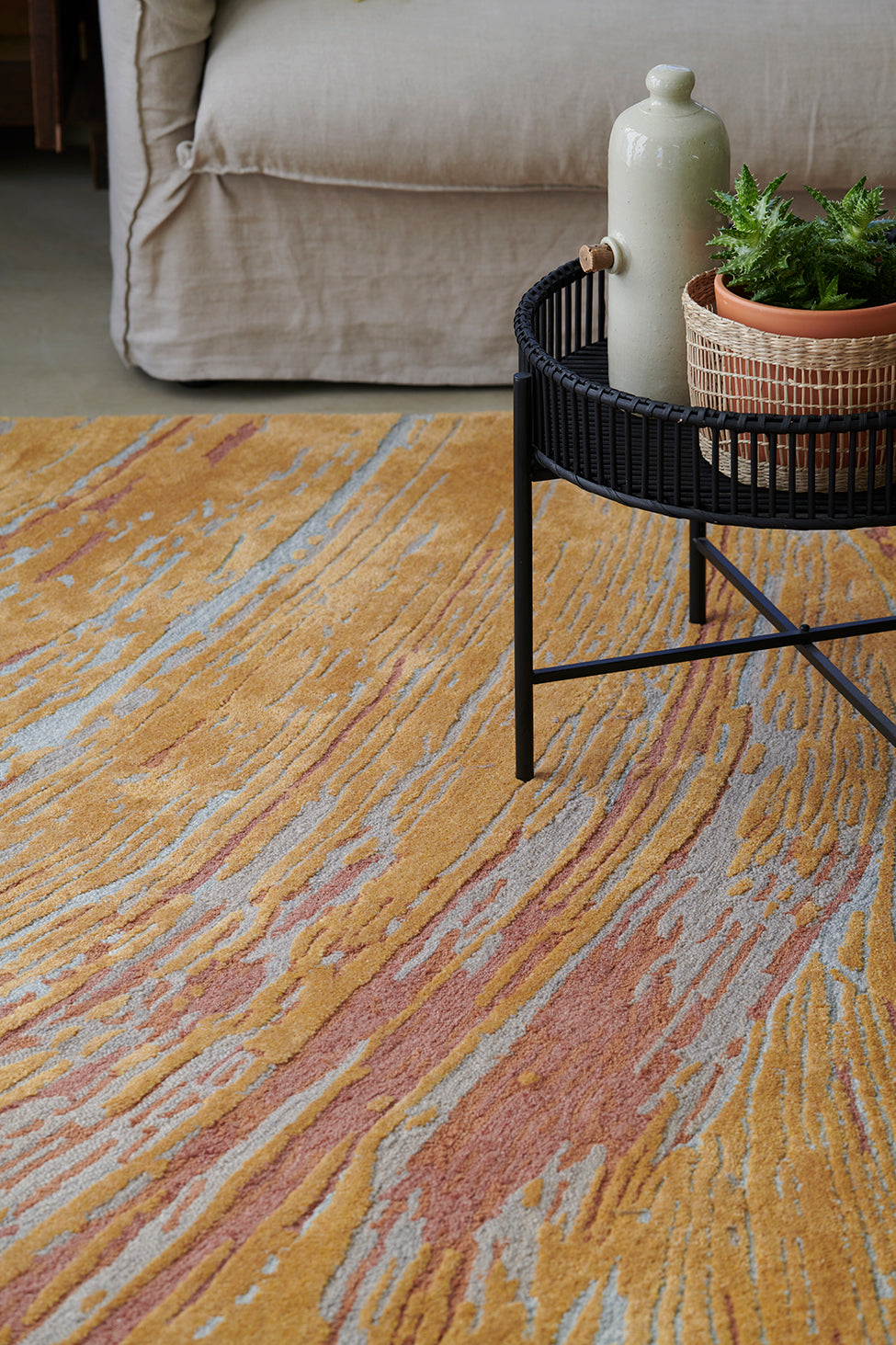toulemonde-bochart-etna-rouge-brique-tapis-polyester-tuft-main image 3
