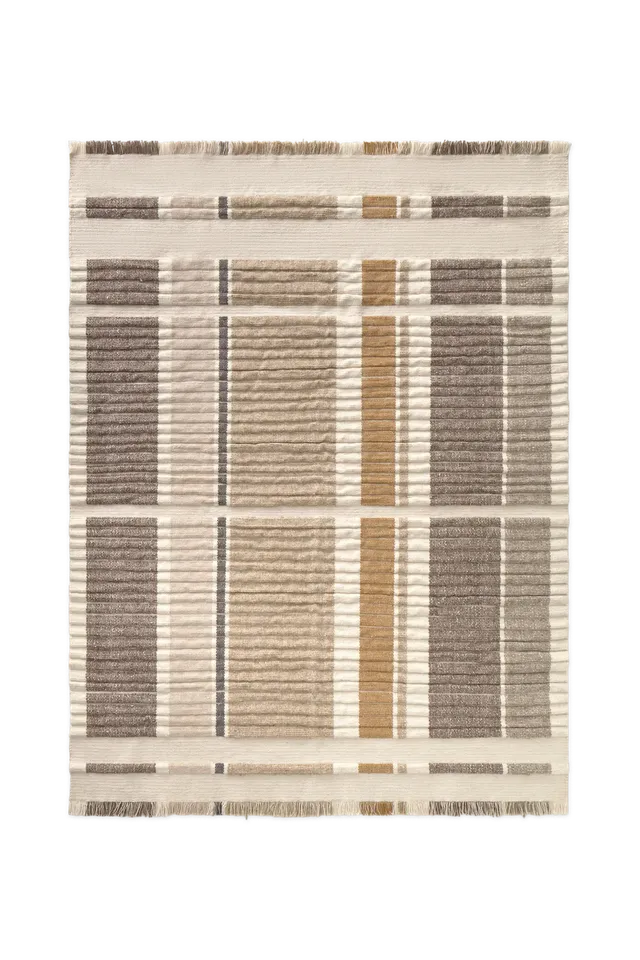 lorena-canals-columns-natural-tapis-handloom-laine-et-coton image 1