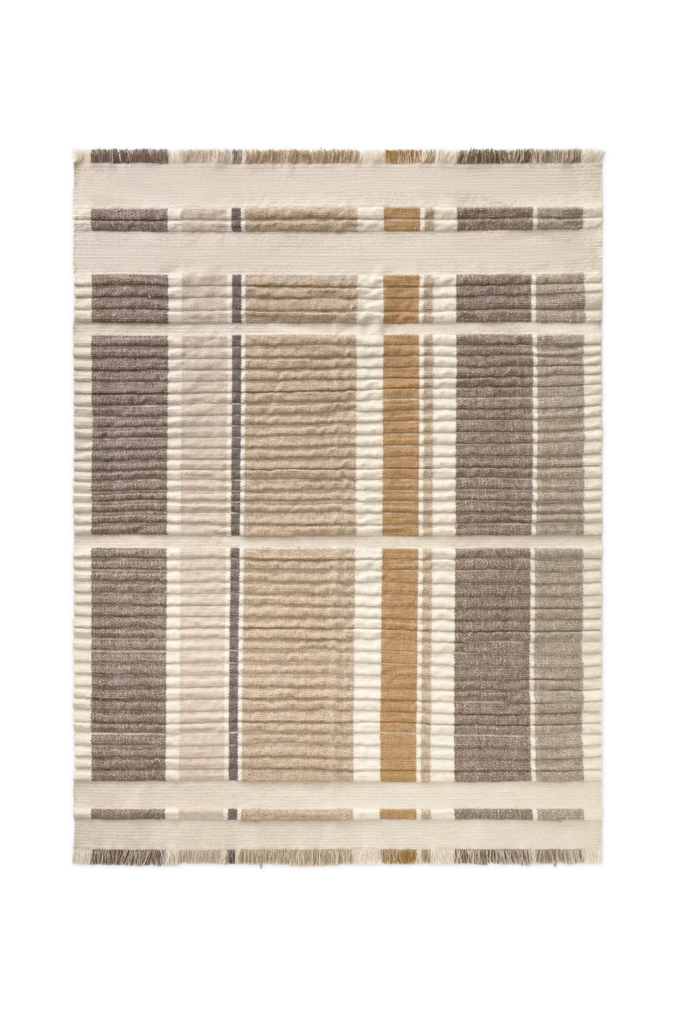 lorena-canals-columns-natural-tapis-handloom-laine-et-coton image 1
