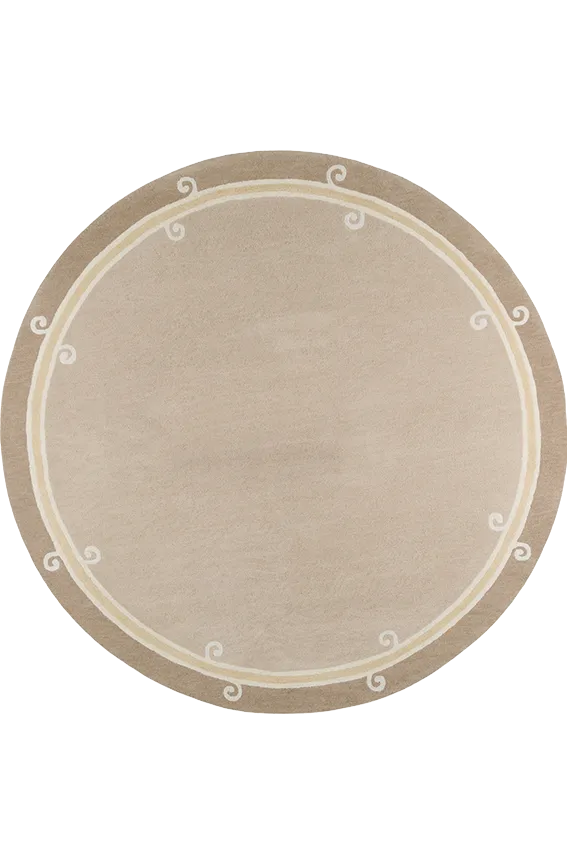 toulemonde-bochart-syracuse-rond-naturel-tapis-rond-beige-laine-tuft-main image 1