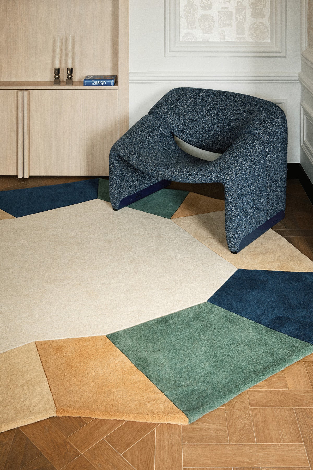 toulemonde-bochart-facette-tapis-g-om-trique-art-d-co image 4
