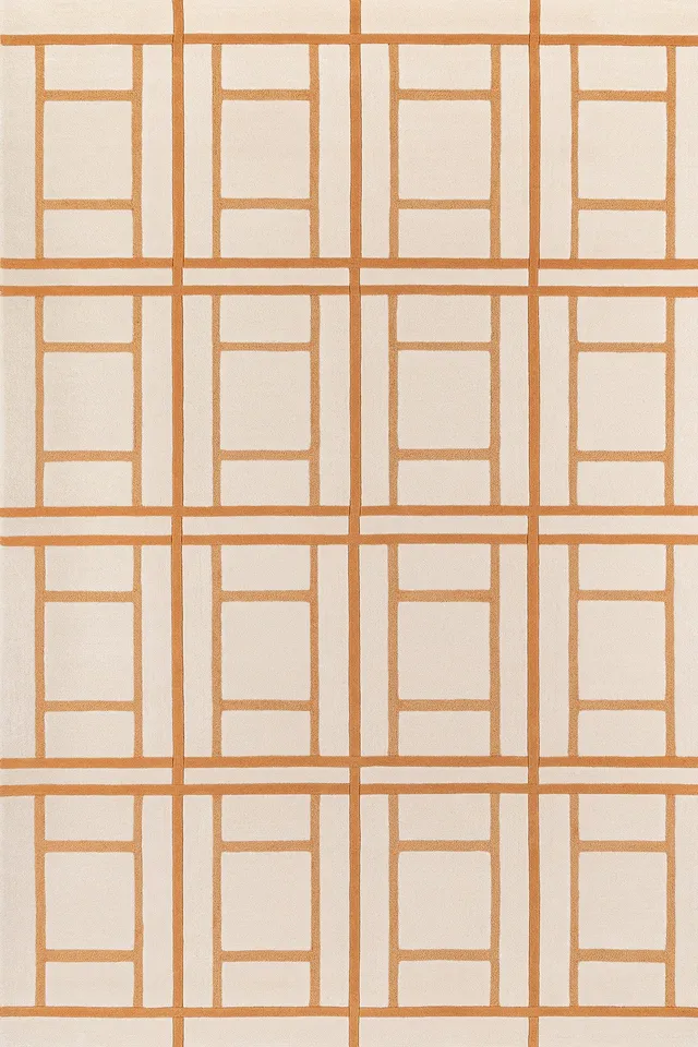 toulemonde-bochart-clisse-tapis-jaune-graphique-tuft-main image 1