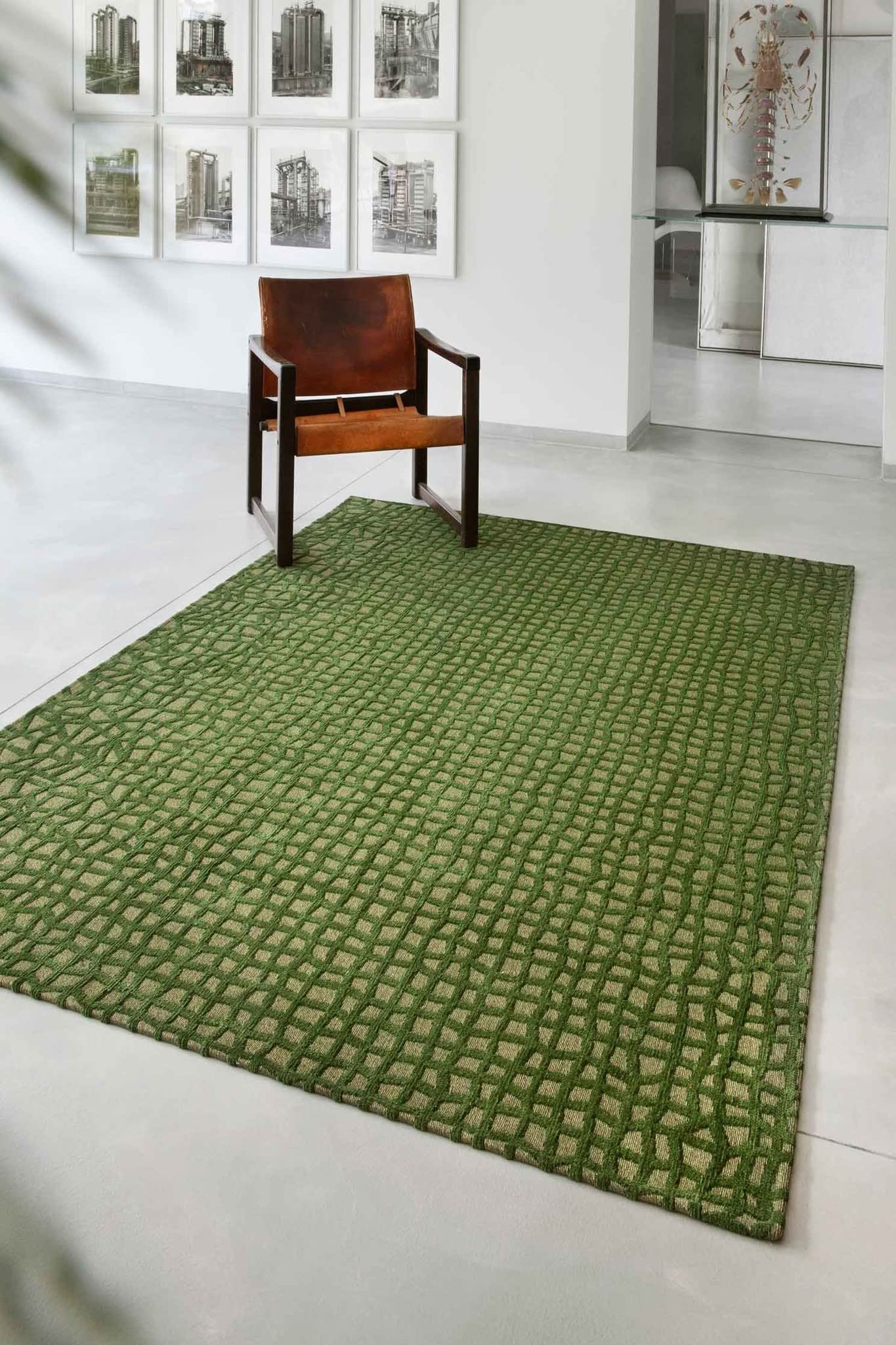 louis-de-poortere-trammel-structures-tapis-structur-80-x-150-cm-vert-alta image 4