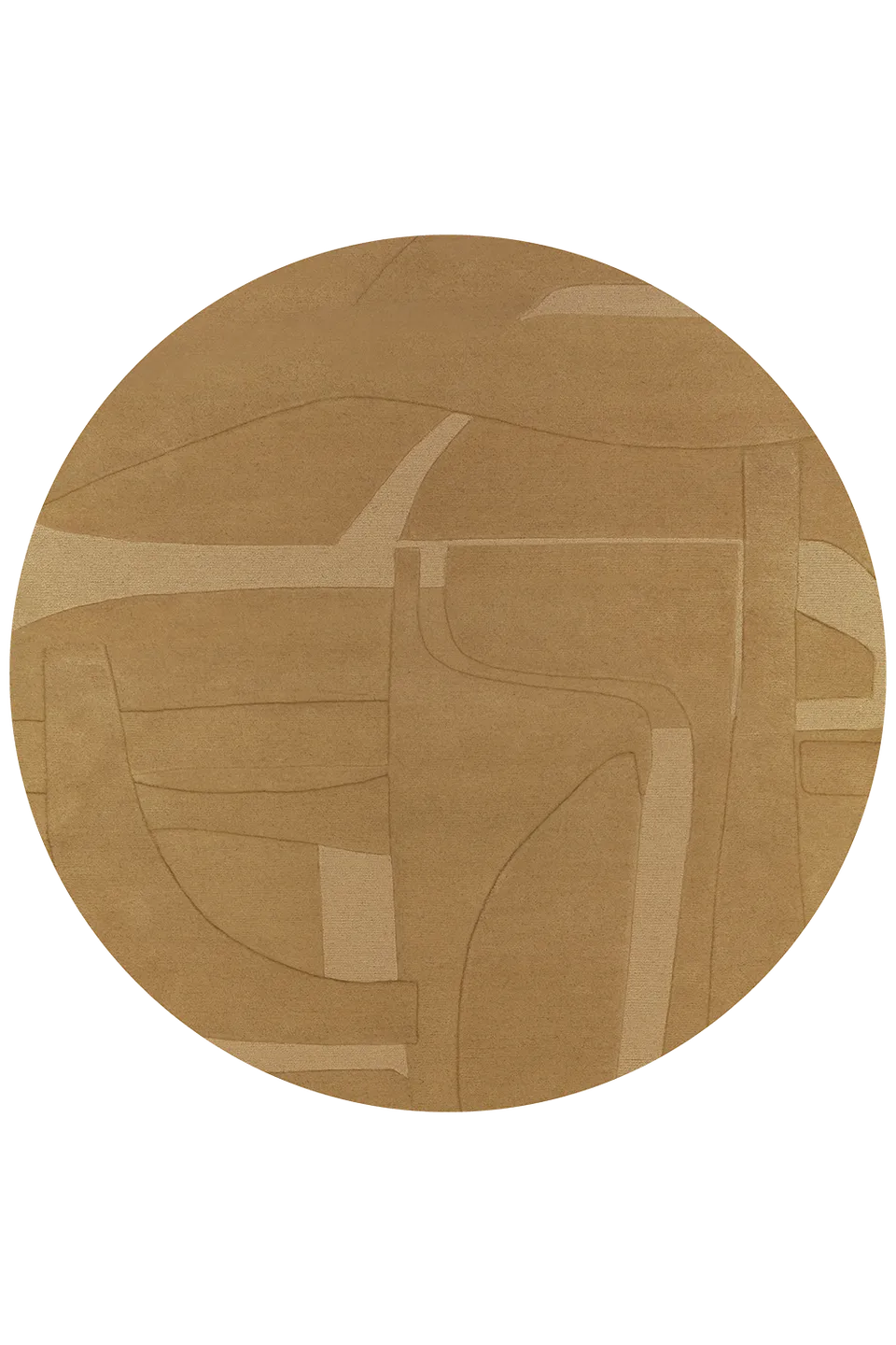 toulemonde-bochart-collage-par-pascale-ribourg-tapis-laine-brun image 1