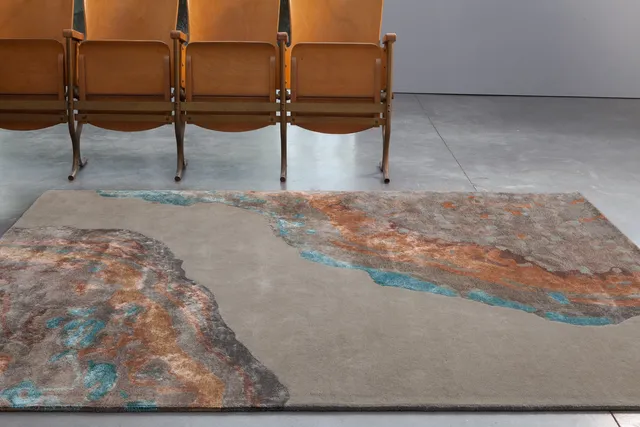 tapis-gemme-serge-lesage-tapis-contemporain-fait-main image 1