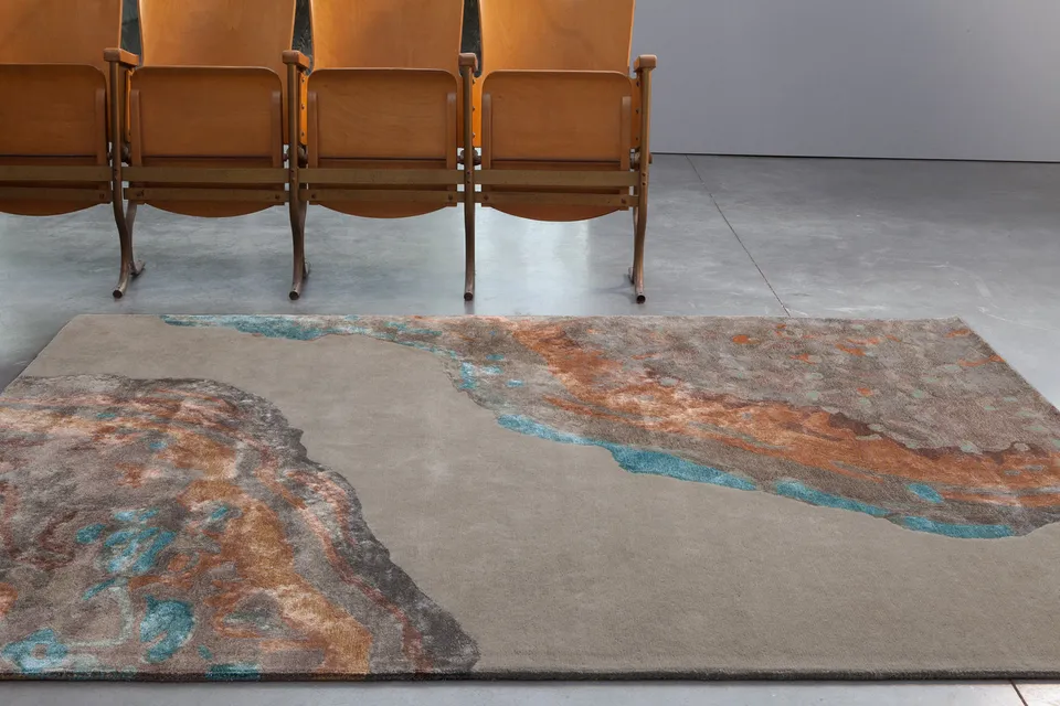 tapis-gemme-serge-lesage-tapis-contemporain-fait-main image 1