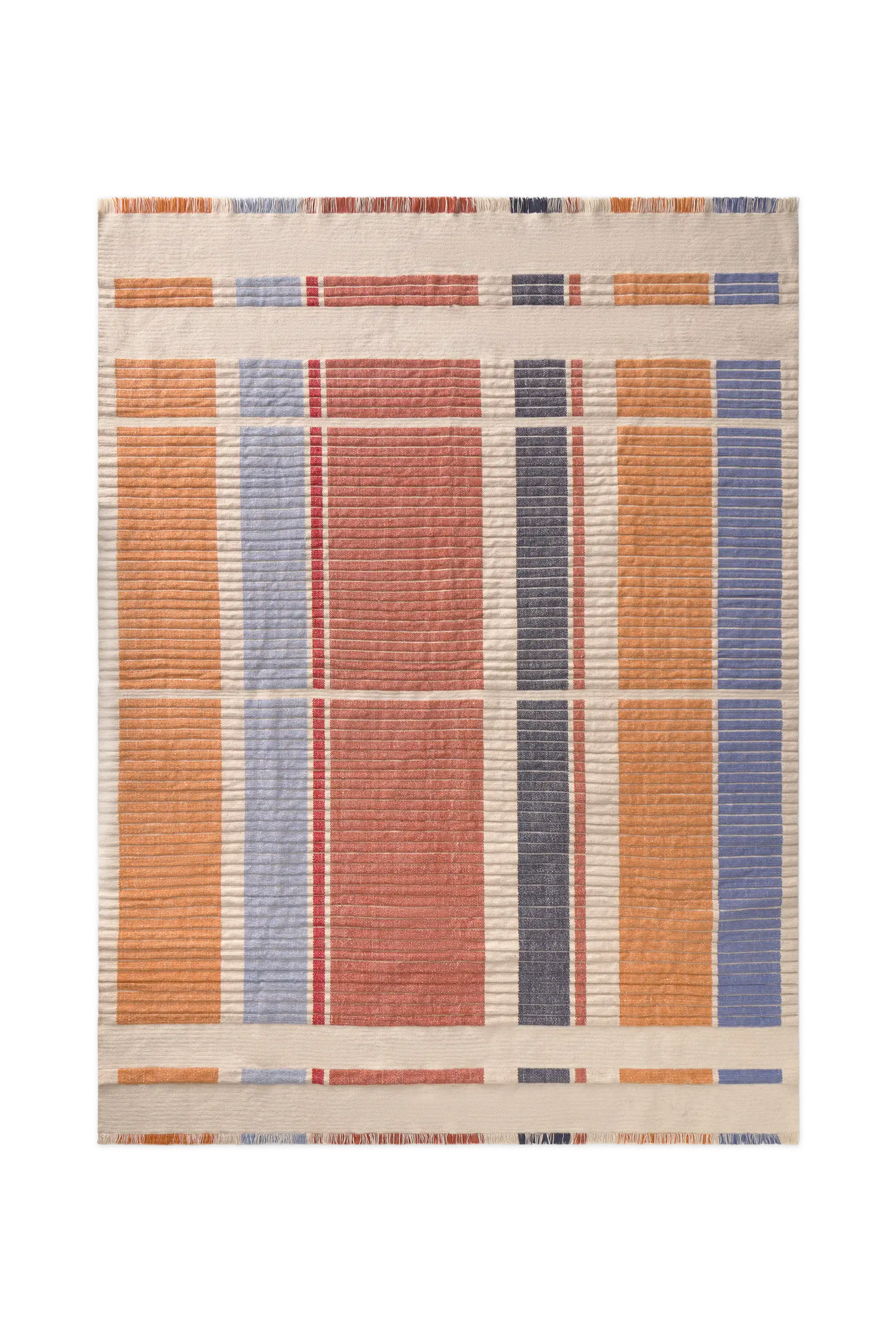 lorena-canals-columns-multi-color-tapis-handloom-laine-et-coton image 2