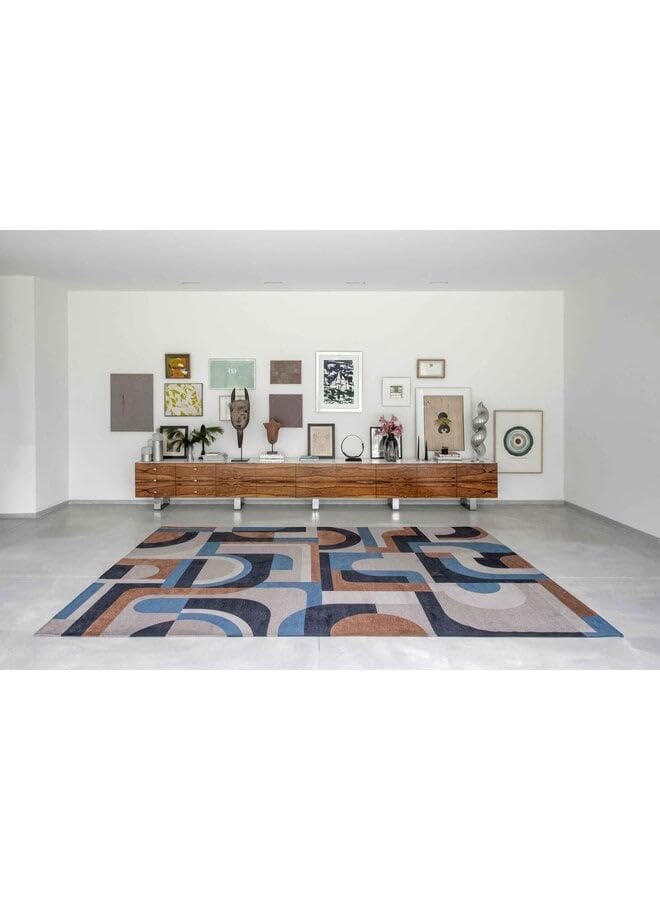 louis-de-poortere-nuance-module-tapis-g-om-trique-170-x-240-cm-bleu-camel image 5