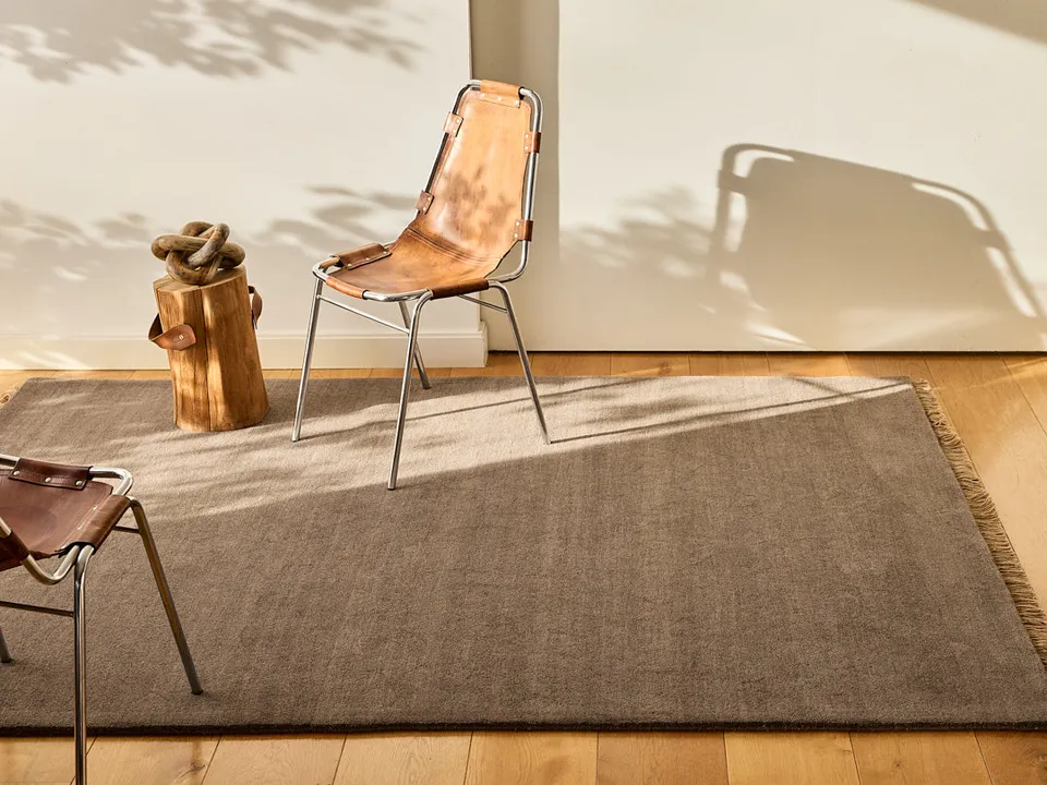 serge-lesage-nara-tapis-contemporain-chin-franges-jute image 1