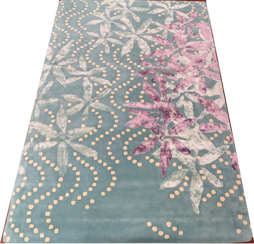tapis-serge-lesage-ailleurs-turquoise-250x350 image 2