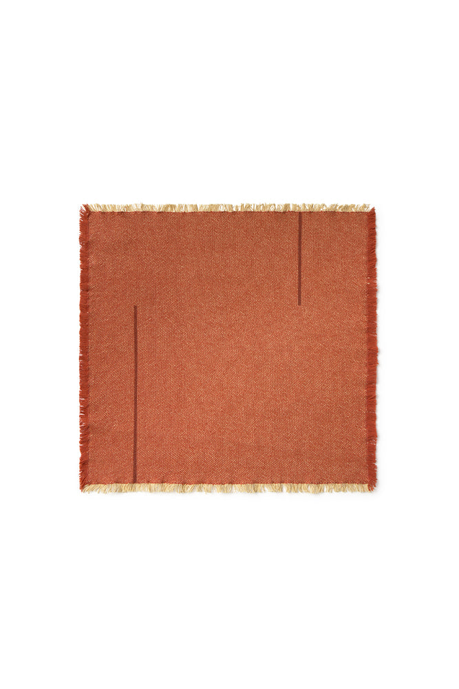 lorena-canals-vertical-terracotta-set-de-4-serviettes-en-coton image 4