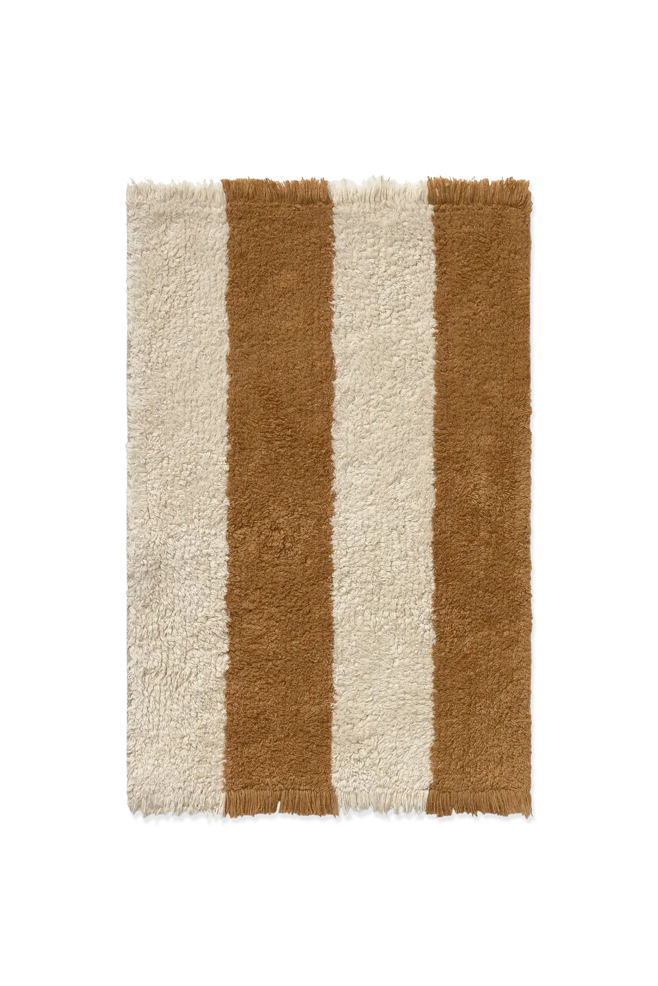lorena-canals-swatch-cabana-lines-chantillon-tapis-lavable-coton-natural-toffee image 1