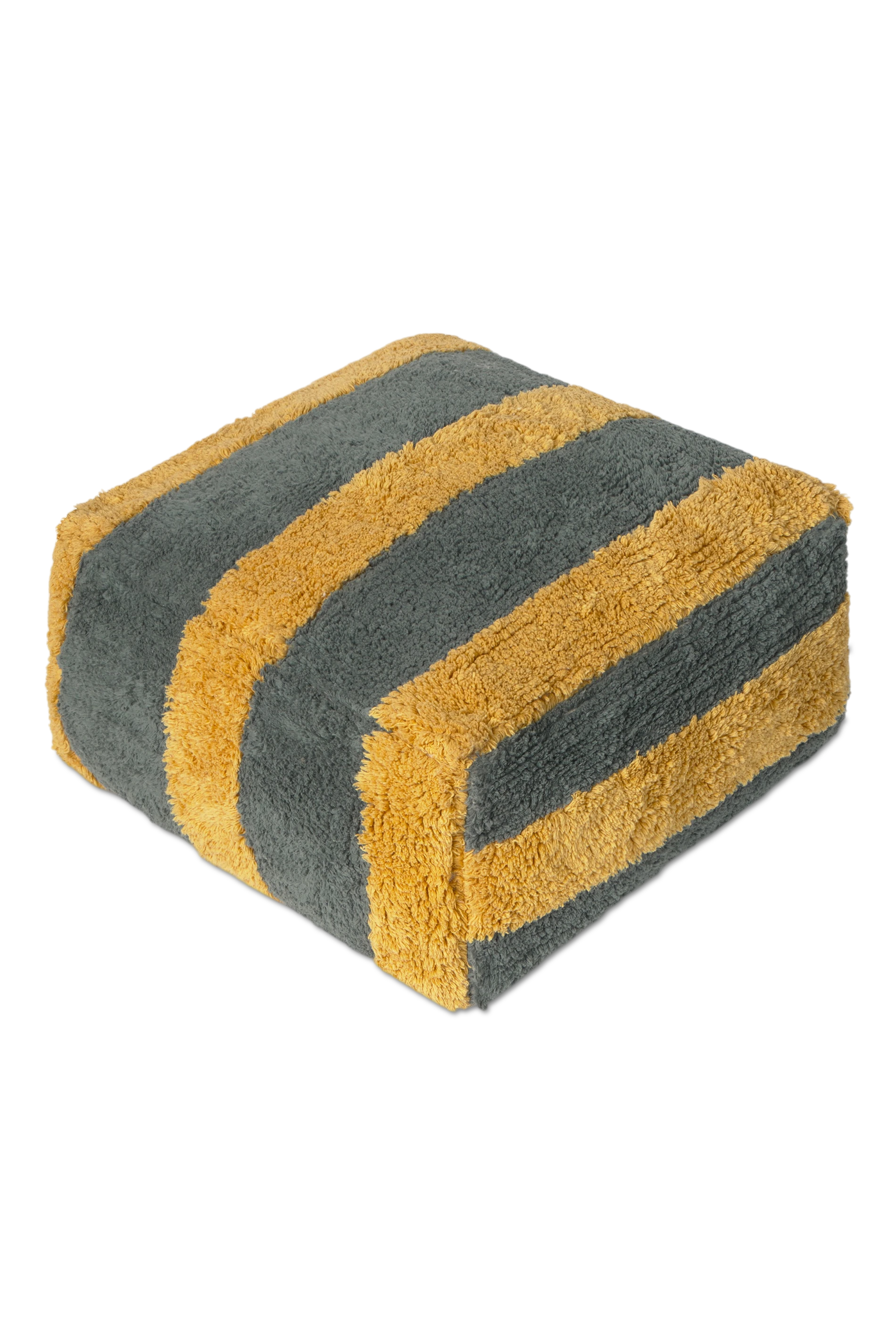 lorena-canals-lines-terrazo-pouf-chroma-stripes image 1