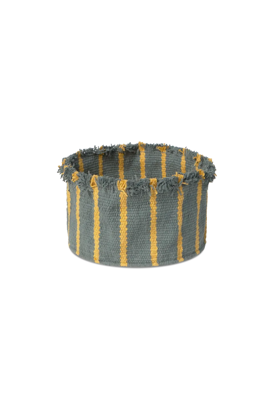 lorena-canals-panier-terrazo-petit-panier-coton-franges image 1