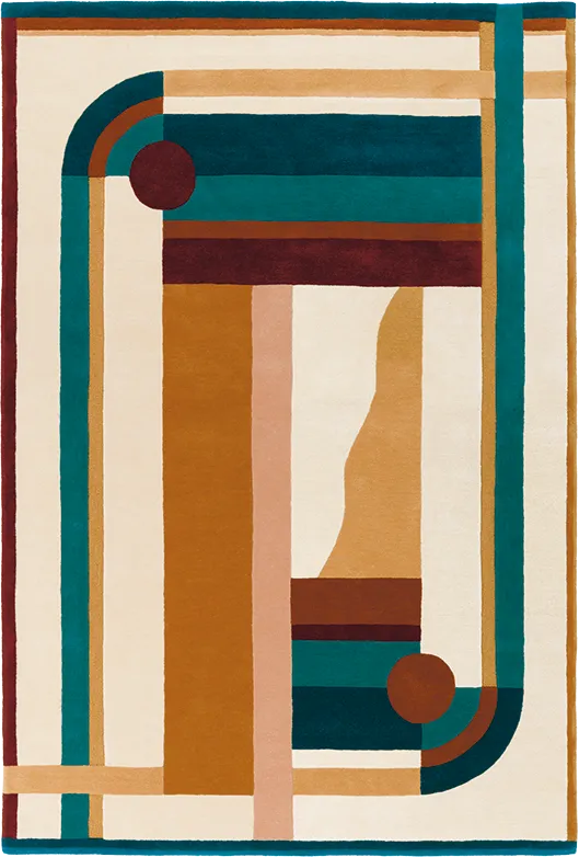 toulemonde-bochart-hacienda-multi-tapis-laine-tuft-main image 1