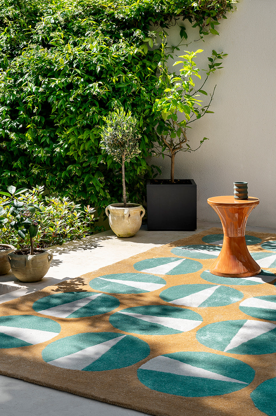 toulemonde-bochart-gouache-outdoor-tapis-brun-polyester-170x240-250x350 image 2