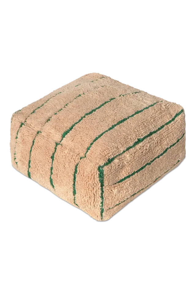 lorena-canals-pouf-lines-rose-pouf-artisanal-ray image 1