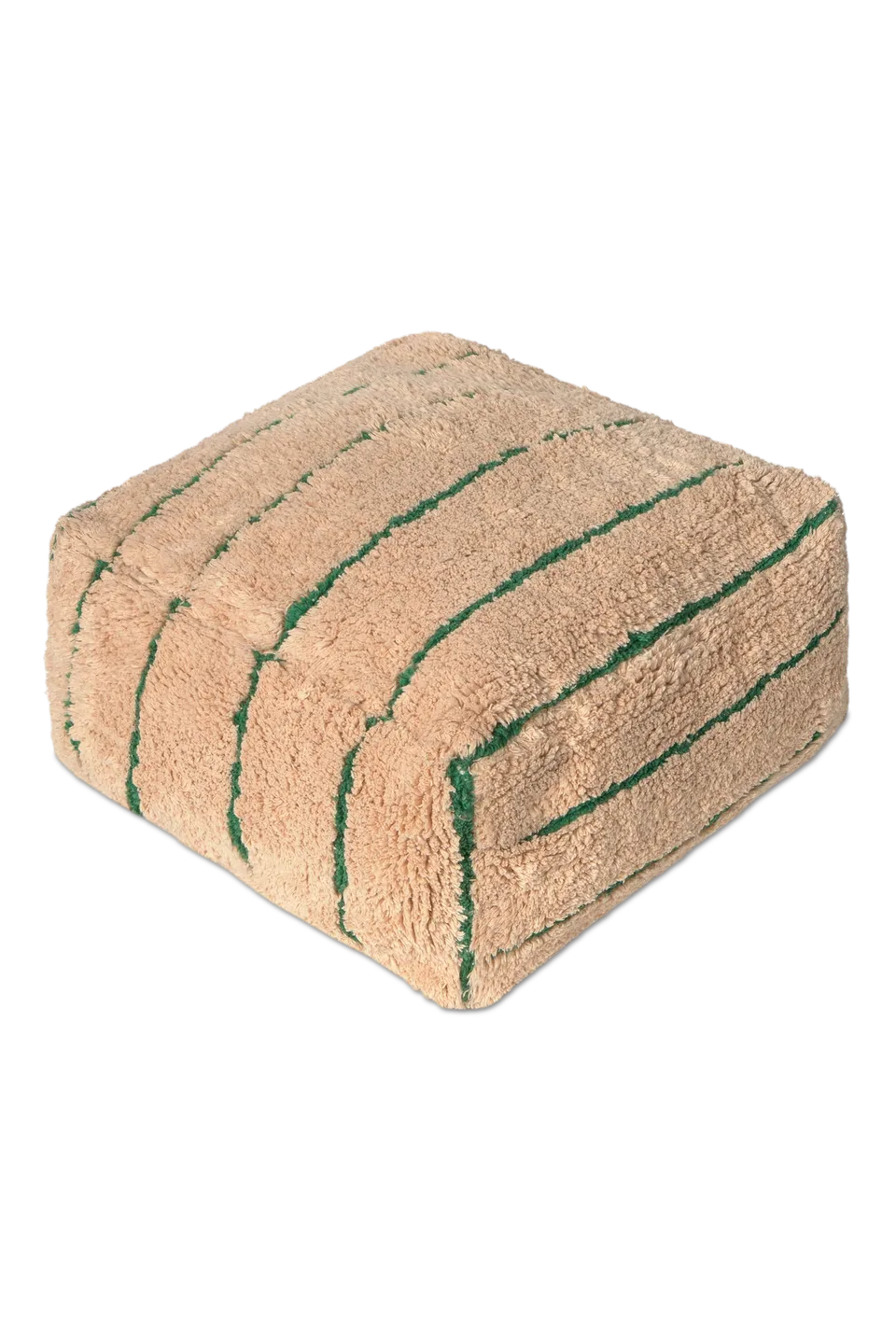 lorena-canals-pouf-lines-rose-pouf-artisanal-ray image 1