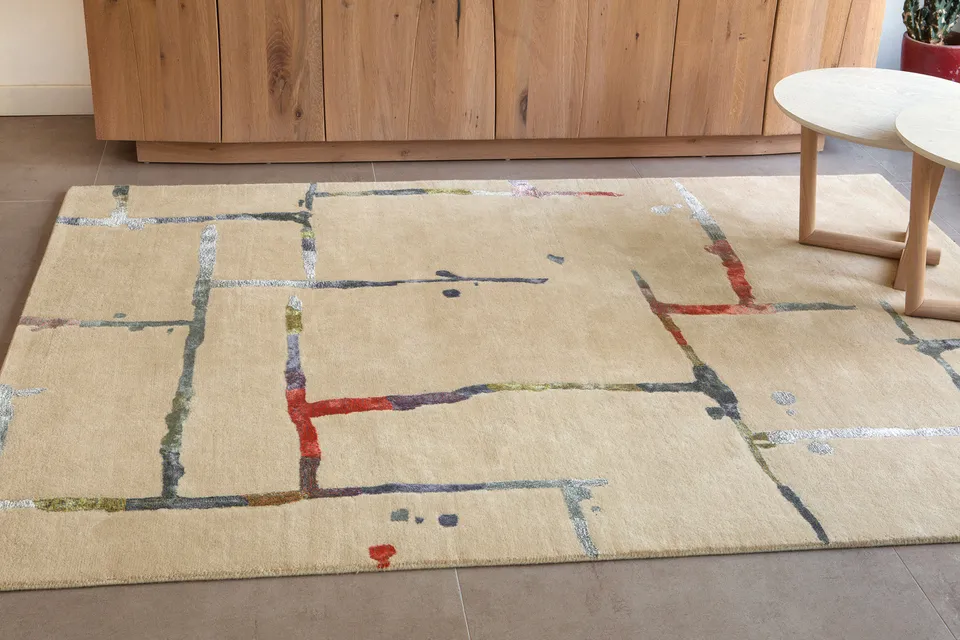 tapis-serge-lesage-ribbon-multicolore image 1