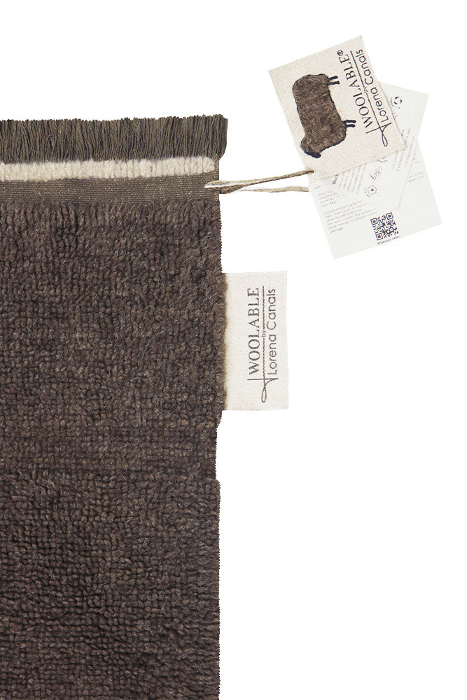 lorena-canals-tapis-woolable-steppe-sheep-brown-tapis-en-laine-lavable image 5