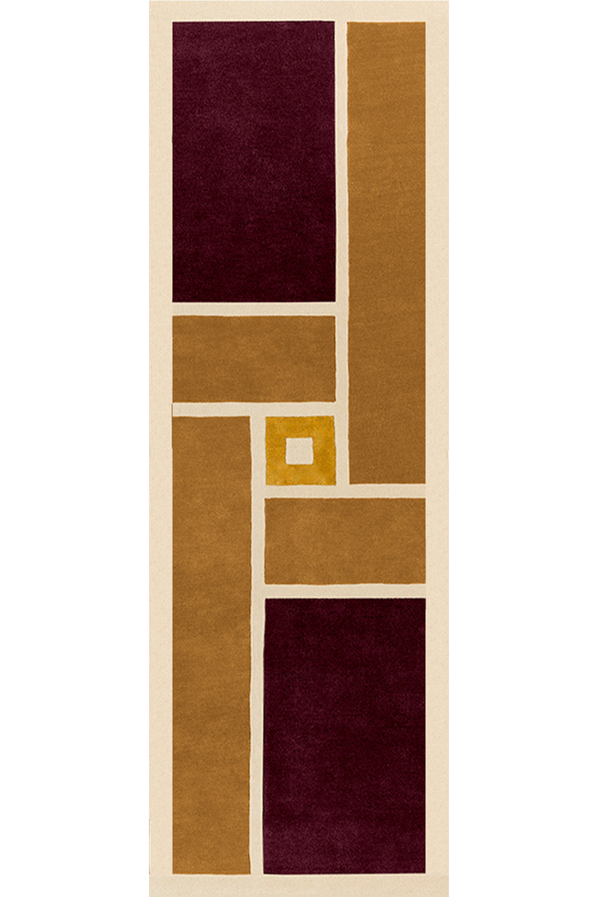 toulemonde-bochart-vintage-runner-tapis-bordeaux-80x240-cm image 1