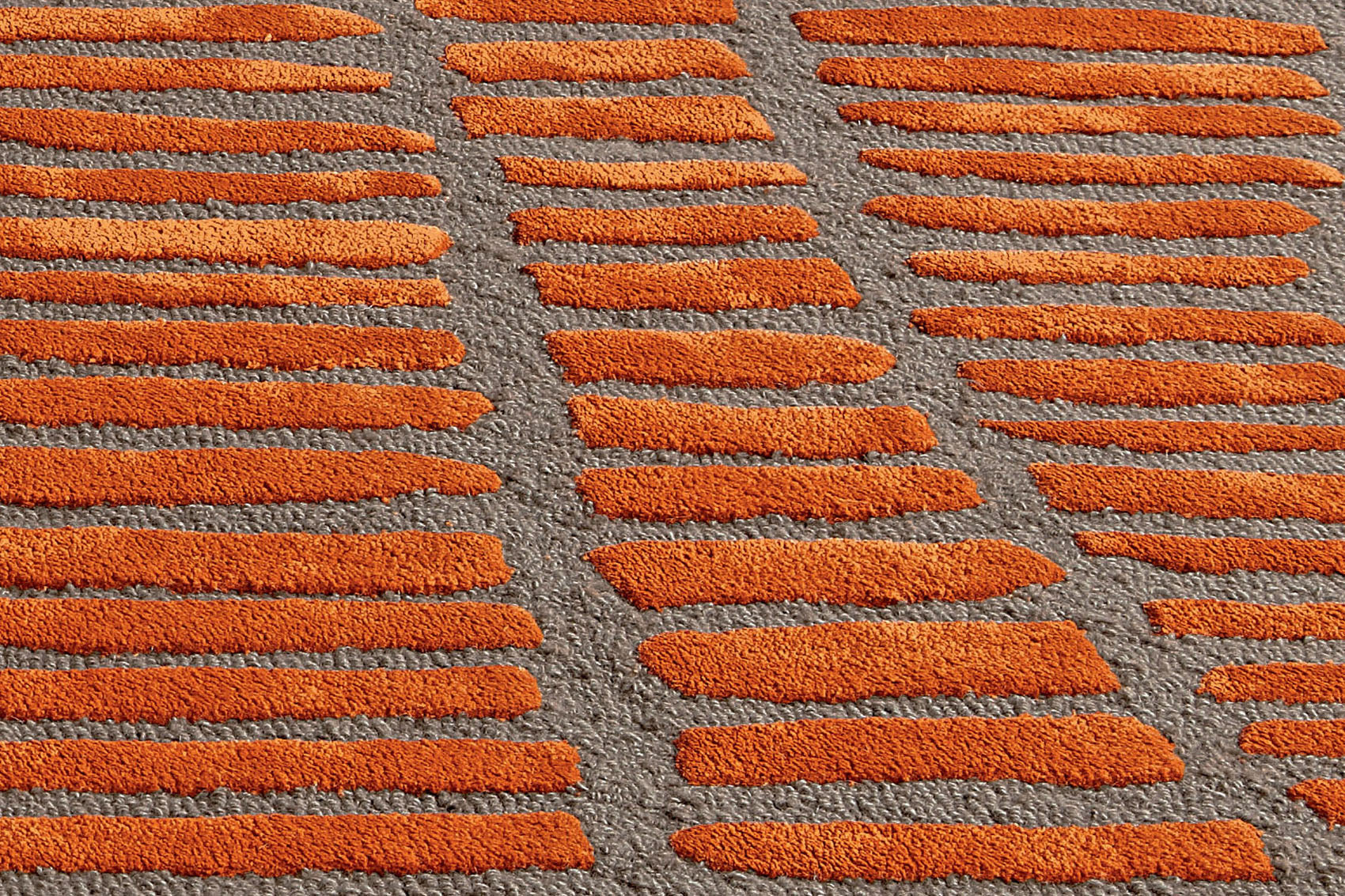 serge-lesage-tapis-enia-tapis-contemporain-relief-orange-taupe image 3