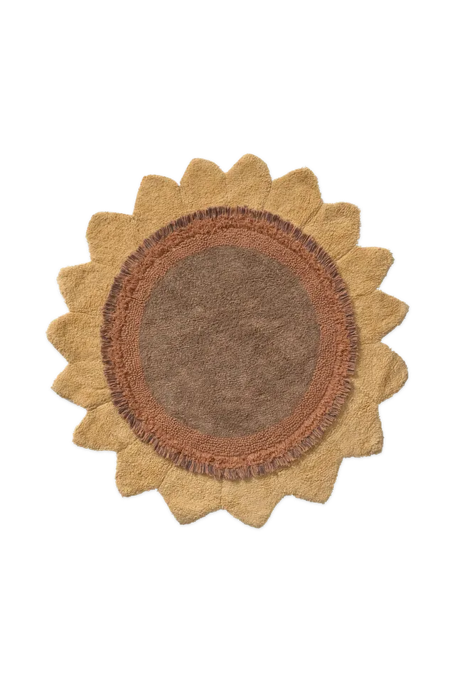 lorena-canals-sunflower-tapis-lavable-enfant-tournesol image 1