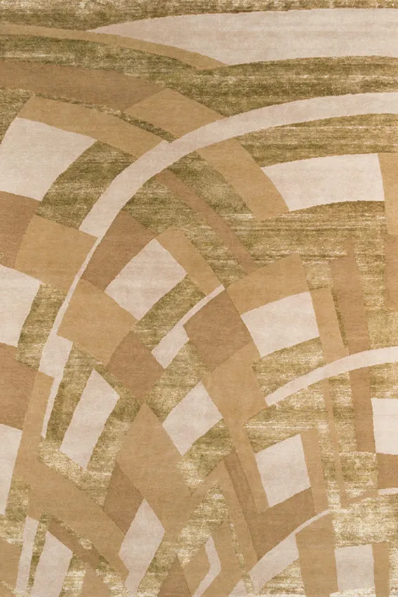 toulemonde-bochart-byzance-or-tapis-brun-laine-et-soie-v-g-tale-nou-main image 1