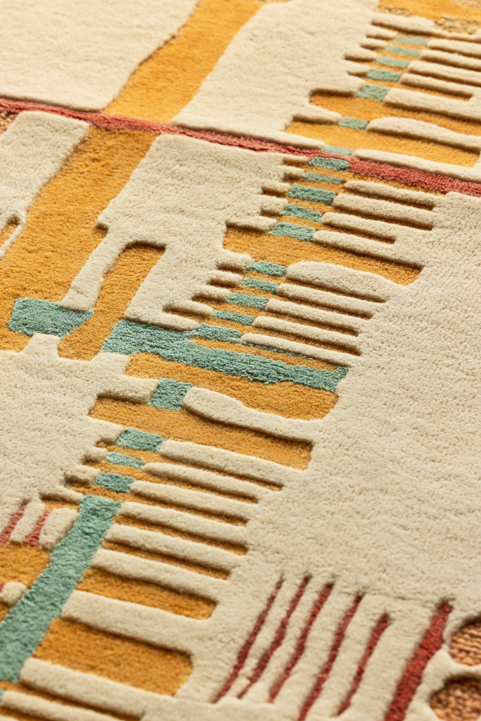 serge-lesage-tapis-hiri-joie-tapis-contemporain-ville-laine-lin-tencel image 4