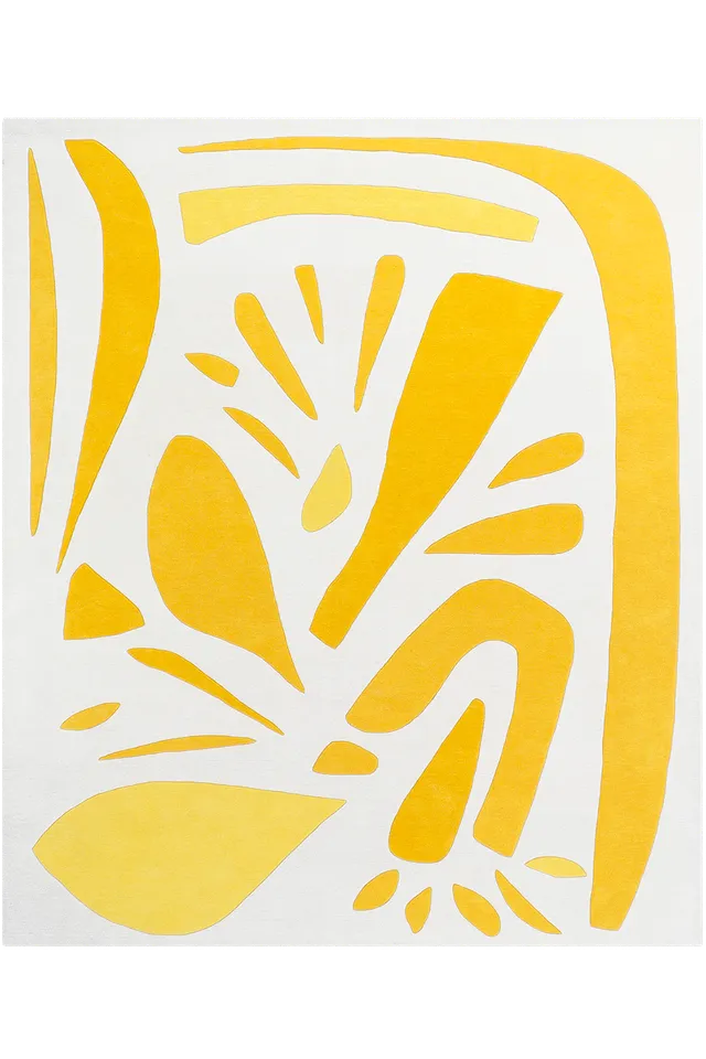 toulemonde-bochart-alpha-jaune-tapis-jaune-tuft-main image 1