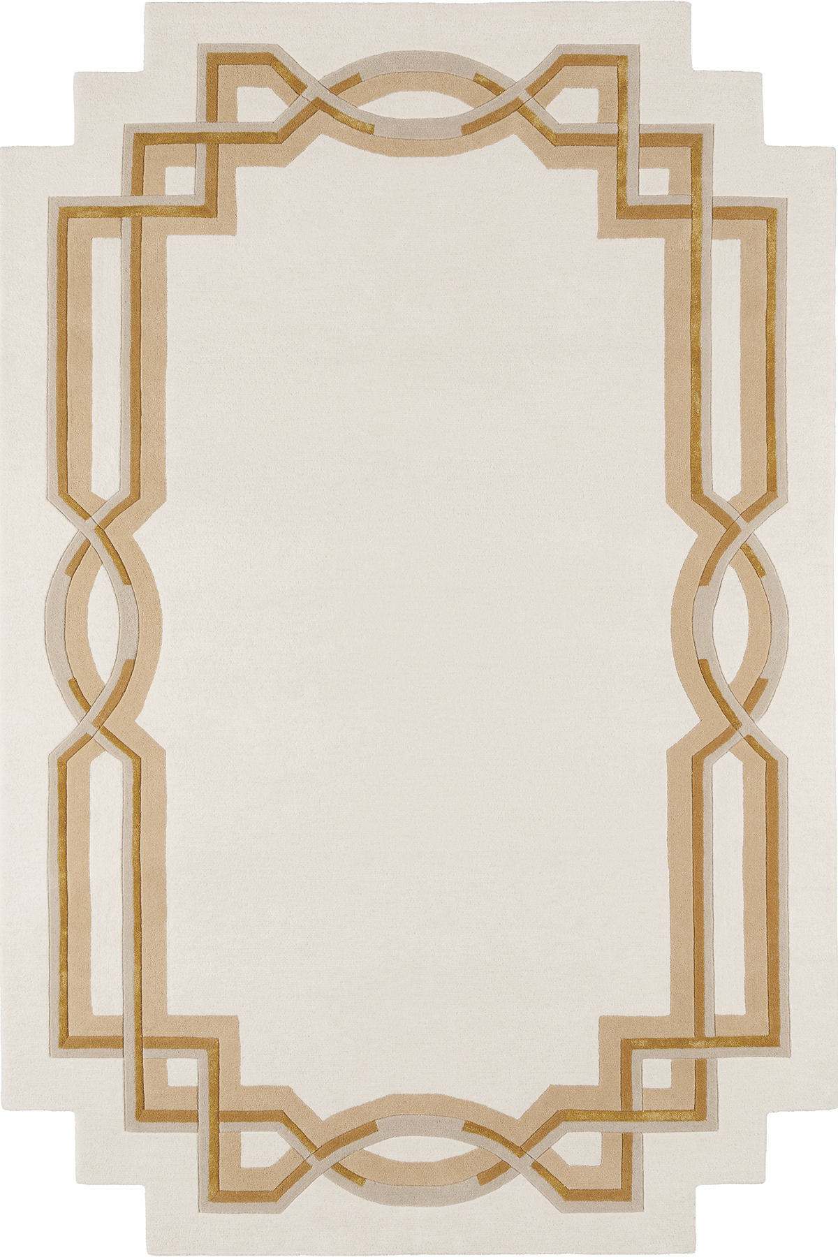 toulemonde-bochart-style-tapis-cru-bordures-architectur-es-laine-tuft-velours image 1