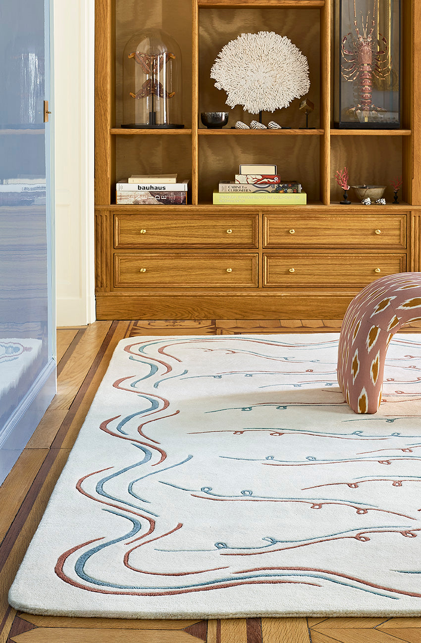 toulemonde-bochart-nazar-blanc-bleu-tapis-en-laine-tuft-main image 2