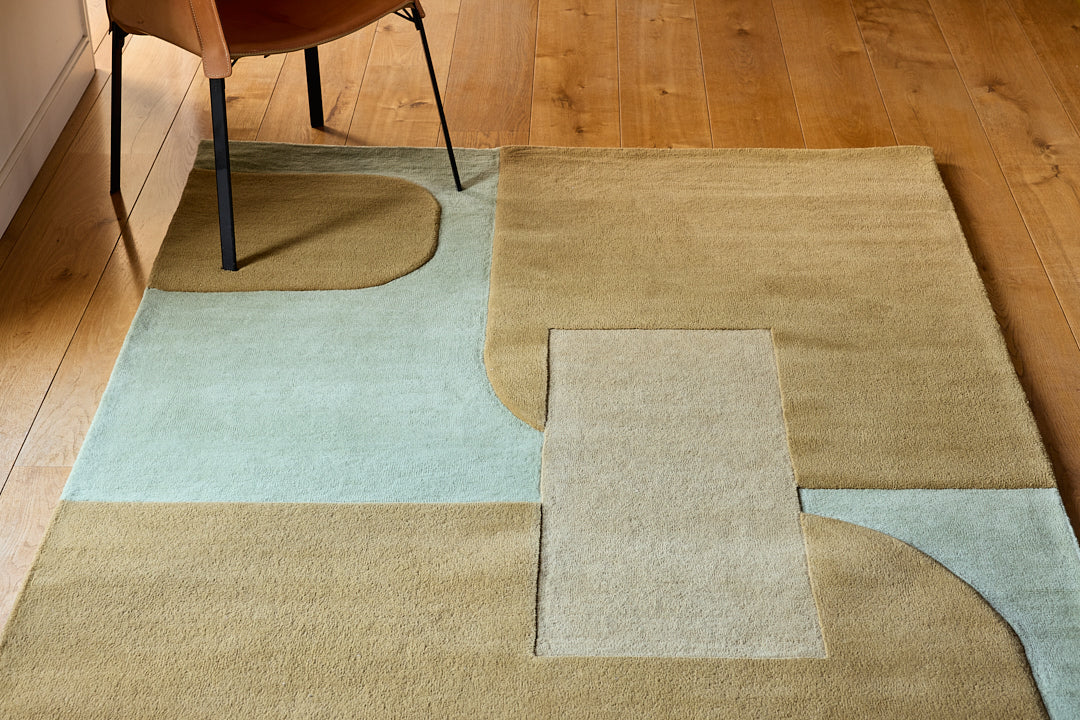 serge-lesage-tapis-escapade-verveine-tapis-contemporain-graphique image 1