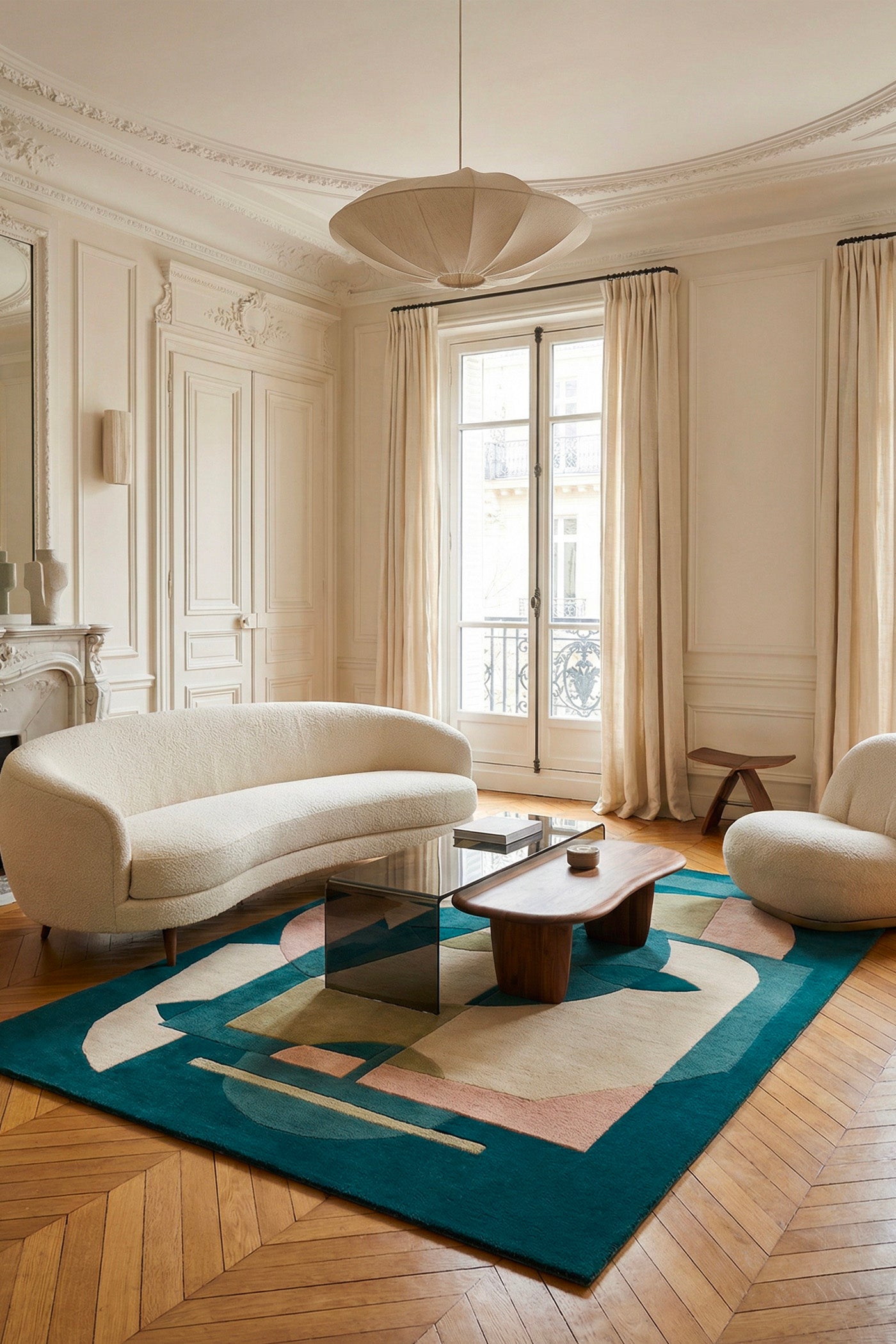 toulemonde-bochart-aduma-nuit-tapis-bleu-tuft-main-florence-bourel image 2