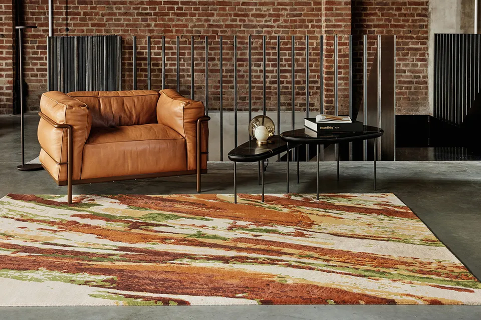 serge-lesage-tapis-flux-brique image 1