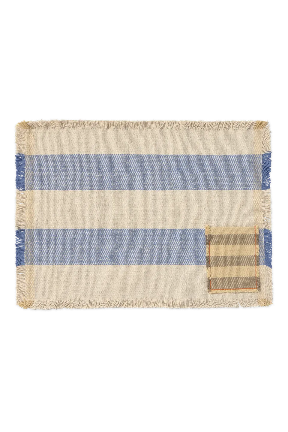 lorena-canals-pack-2-sets-de-table-handloom-poche-blue image 1