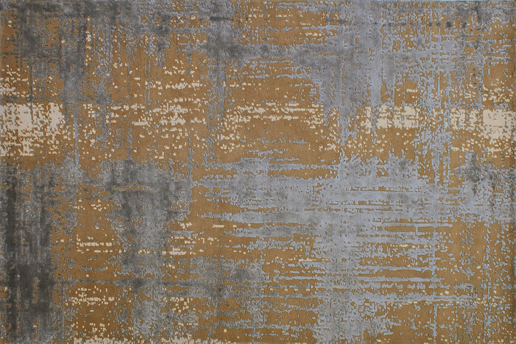 serge-lesage-used-caramel-tapis-nou-main-laine-et-soie-v-g-tale image 2