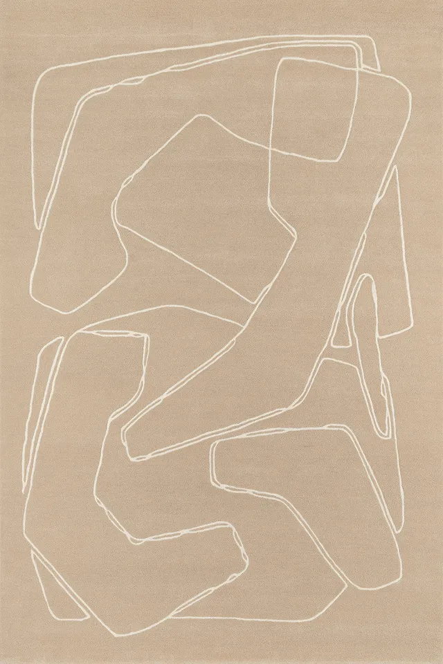 toulemonde-bochart-amalgame-tapis-contemporain-beige image 1