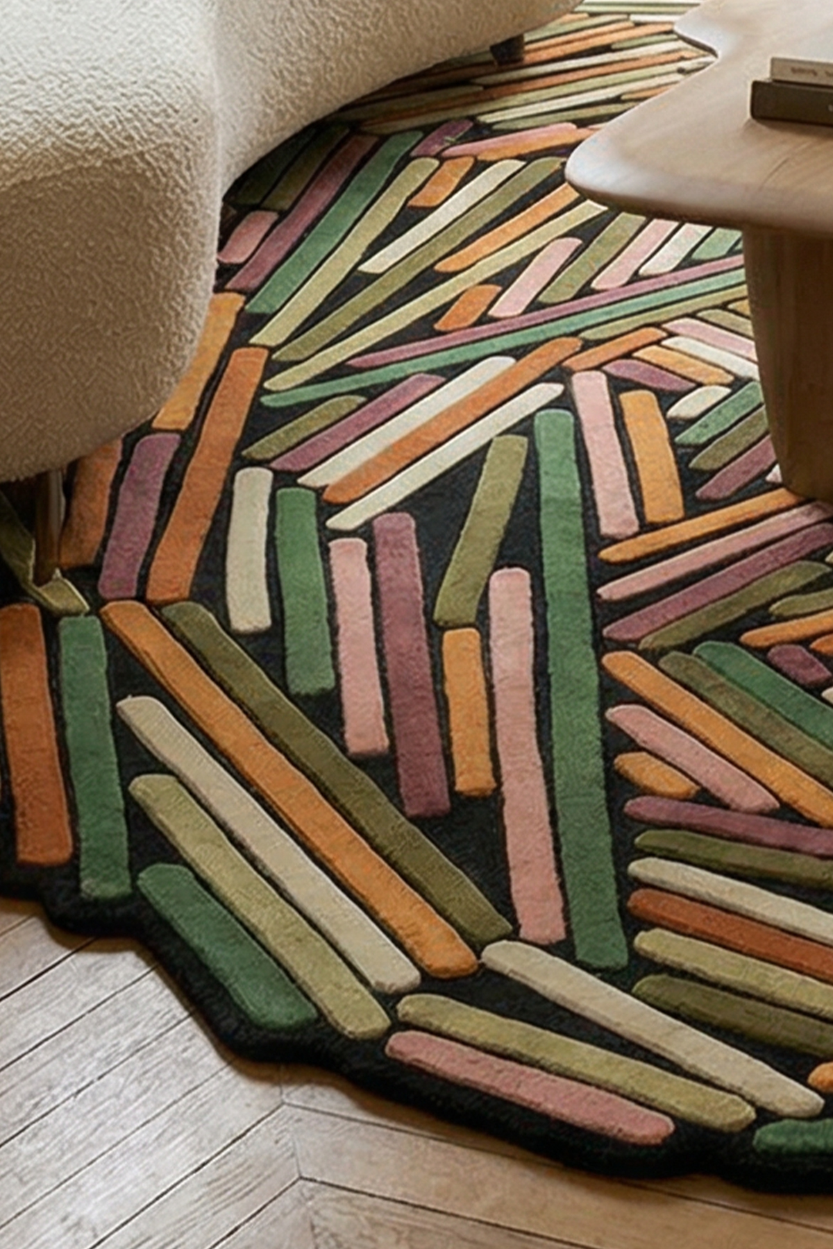 toulemonde-bochart-brindilles-printemps-tapis-multicolore-tuft-main-laine image 3