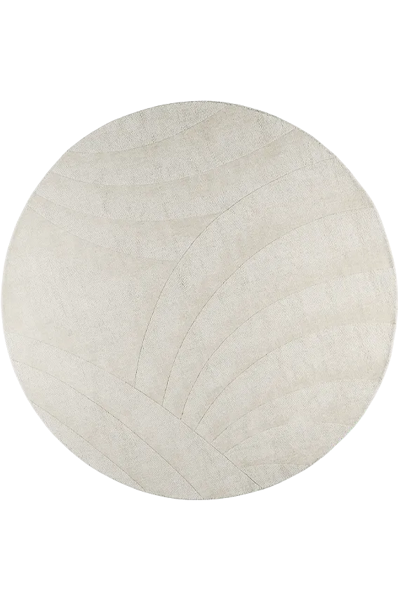 toulemonde-bochart-volute-rond-cru-tapis-rond-laine-boucl-e-sculpt image 1