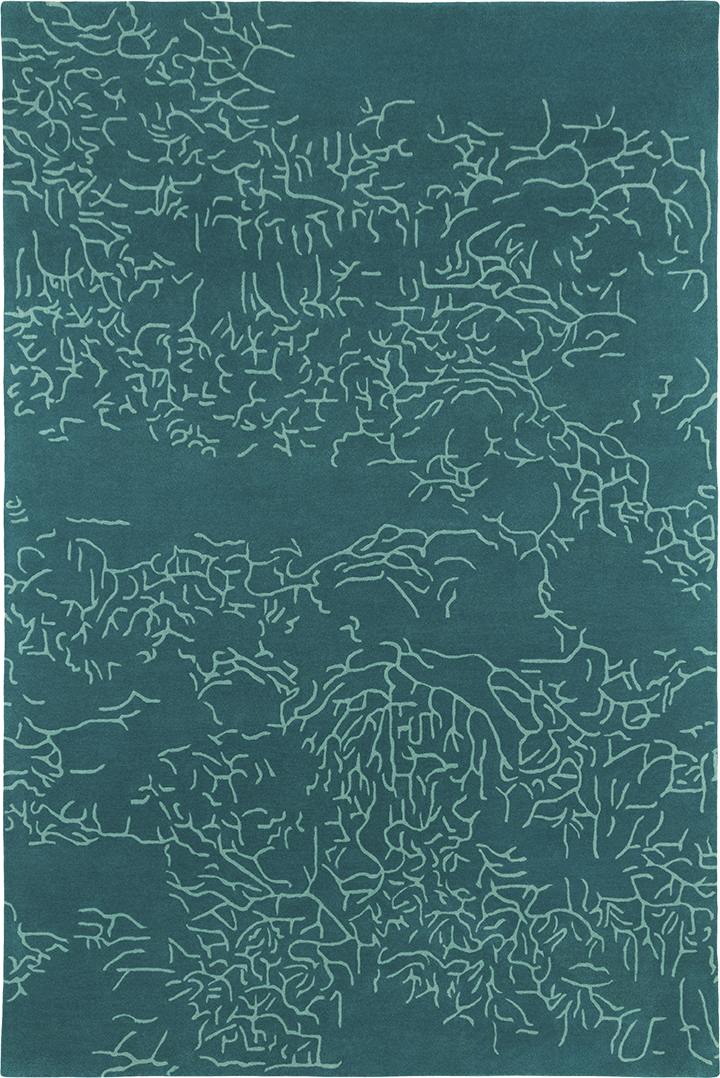 toulemonde-bochart-tapis-nature-lagon-vert-en-laine-tuft-main image 1