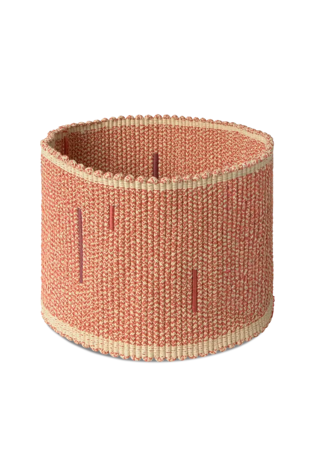 lorena-canals-handloom-vertical-terracotta-panier-en-corde-de-coton image 1